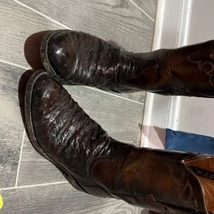 Lucchese ostrich boots